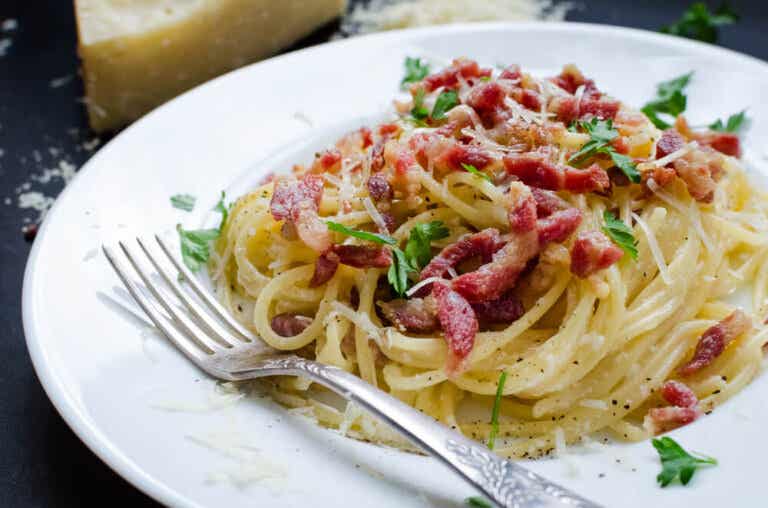 Deliciosa receta de espaguetis a la carbonara