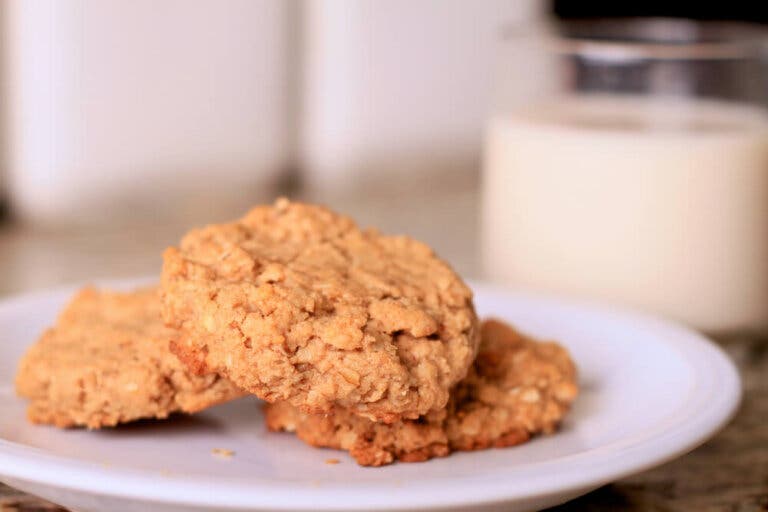 Galletas de mantequilla de cacahuete: sanas y ligeras