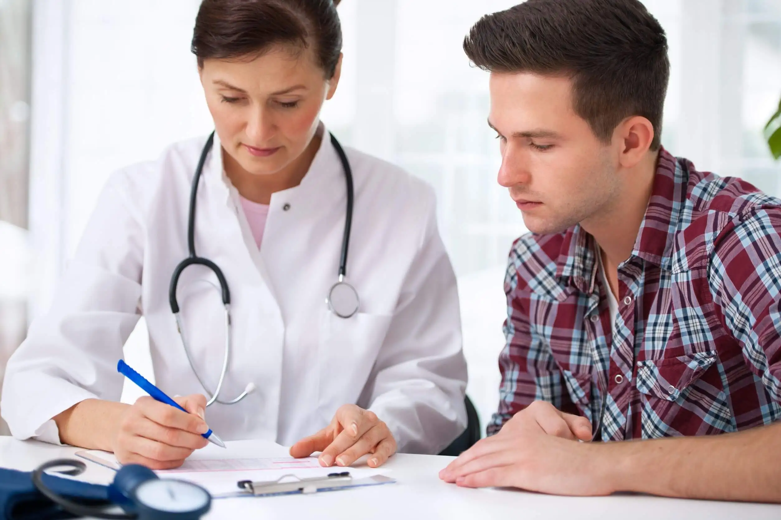 Paciente que exige atenção médica.