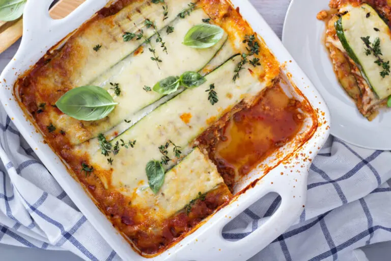 Deliciosa receta de lasaña sin pasta para una tarde en familia