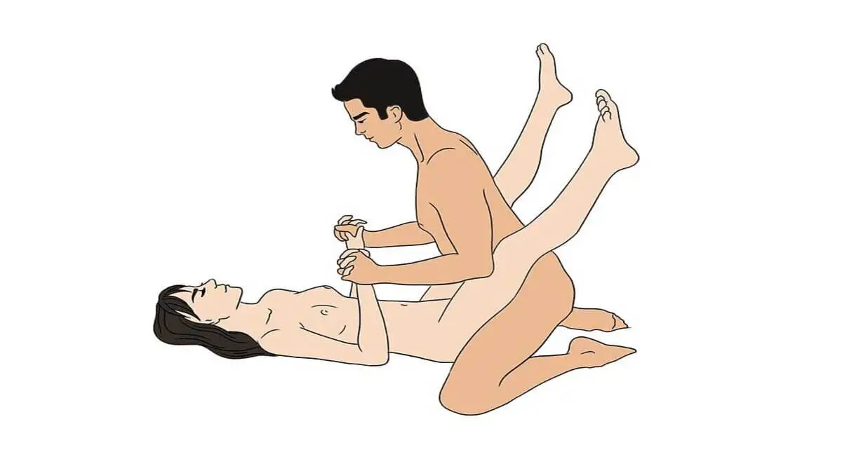Posición sexual entrelazados.