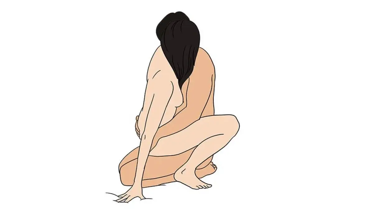 Sexo arrodillado.