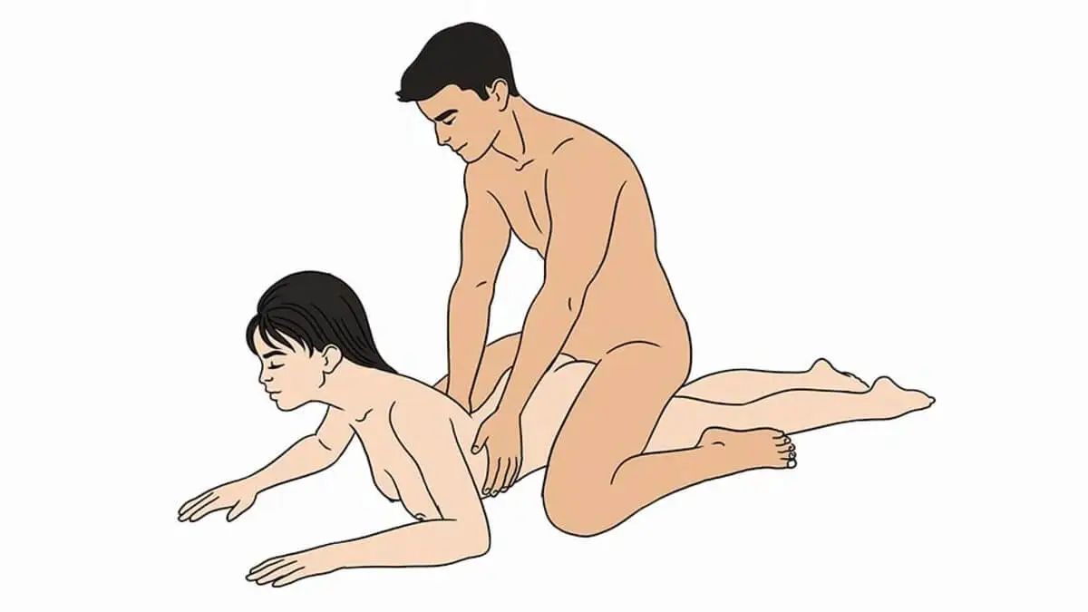 Relaciones sexuales desde atrás.