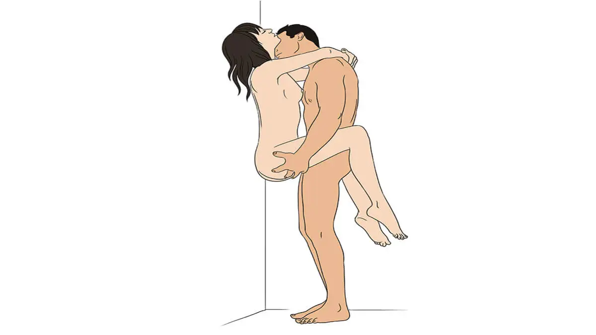 Relaciones sexuales contra la pared.