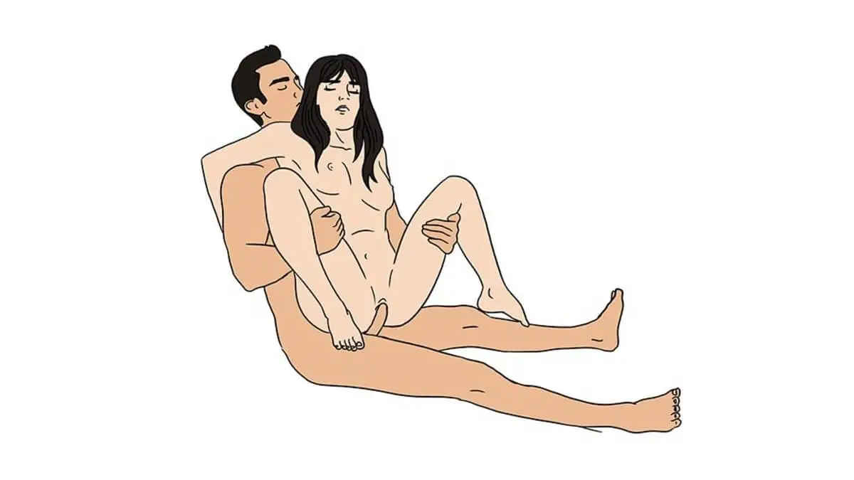 Posición sexual de regalo de Navidad.