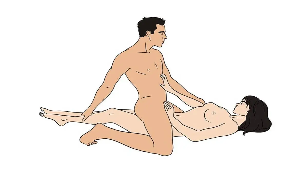 Variante del Kamasutra de la postura Nirvana.