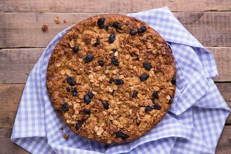 Torta de plátanos y avena sin harina ni azúcar