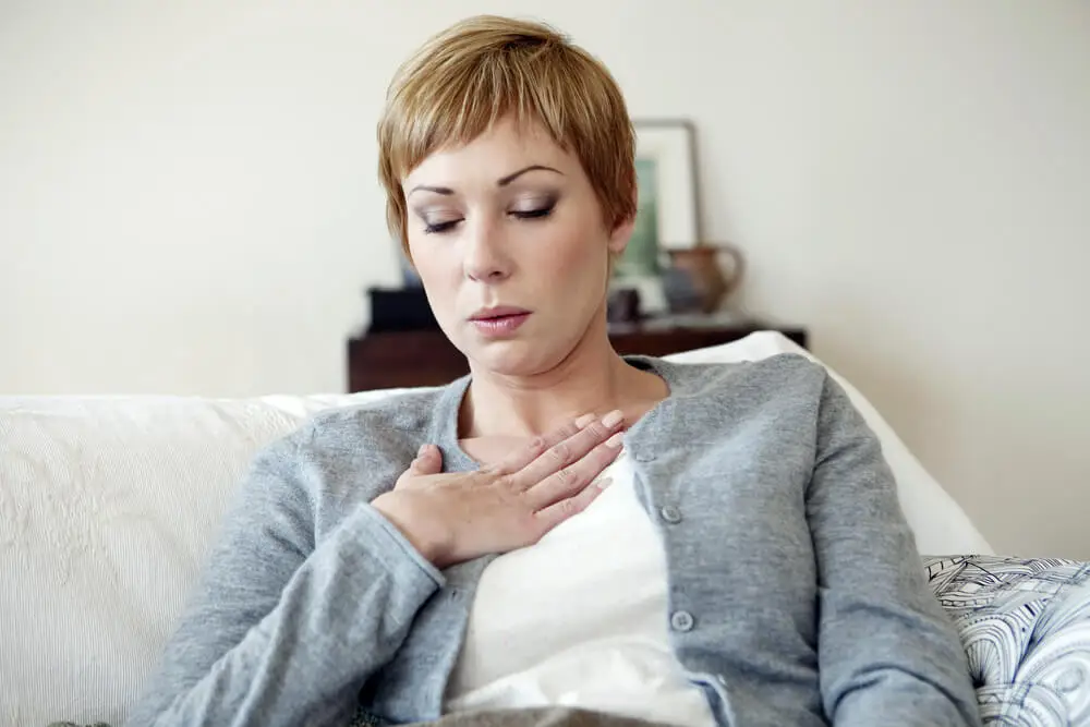Sofocos en la menopausia.