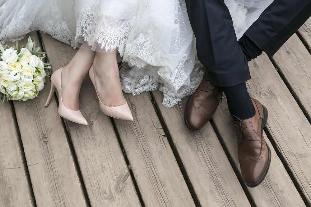 Matrimonio recién casados.