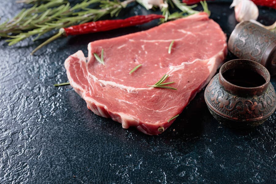 Filete de carne con especias.