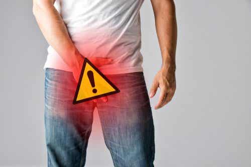 Hombre con signo de alarma en el pubis: Torsión del cordón espermático