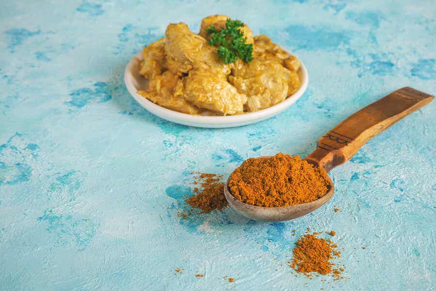 recette curry de poulet