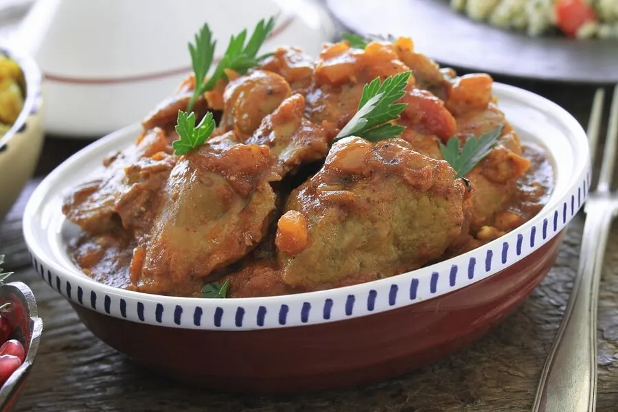 tajine de cordero