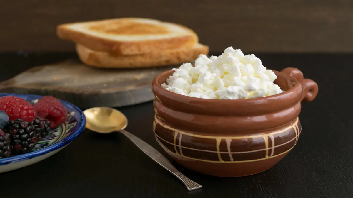Queso fresco en la dieta para la gastritis.