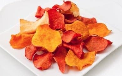 Cómo hacer chips de berenjena y otros vegetales