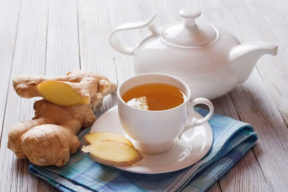 Neuritis vestibular infusión de jengibre.