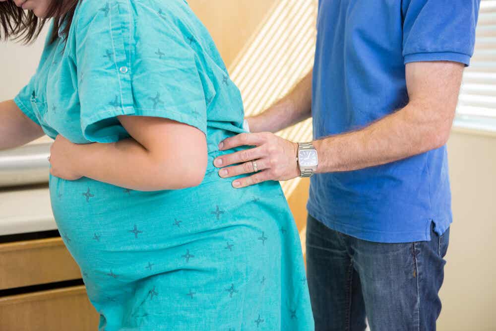 Problemas durante el parto en embarazo después de los 35