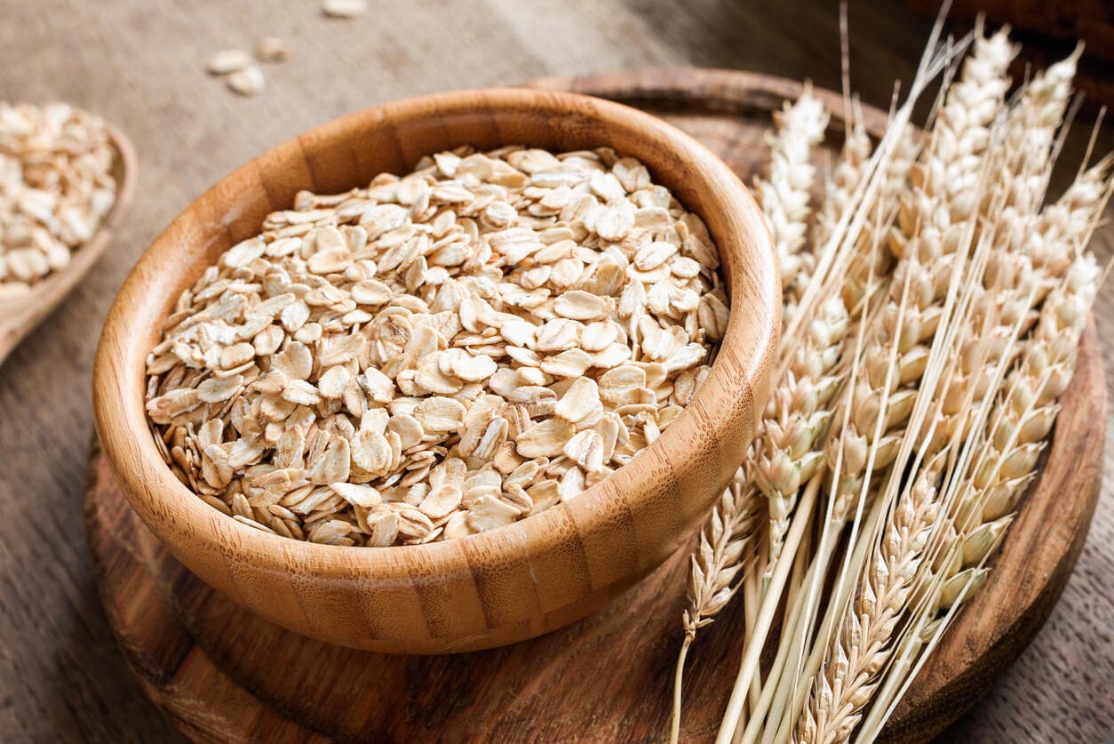 Copos de avena.
