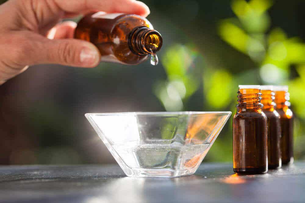 Remedio para la psoriasis a base de aceites esenciales