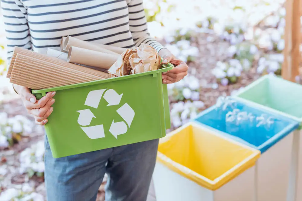 Símbolo del reciclado para los plásticos.