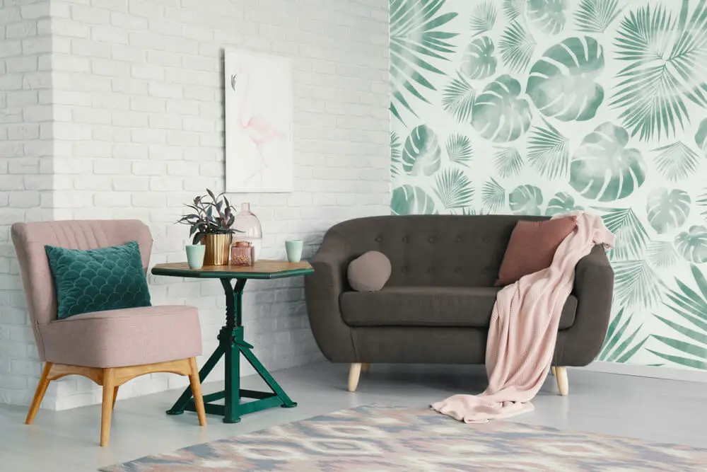 Decorar paredes con papel tapiz
