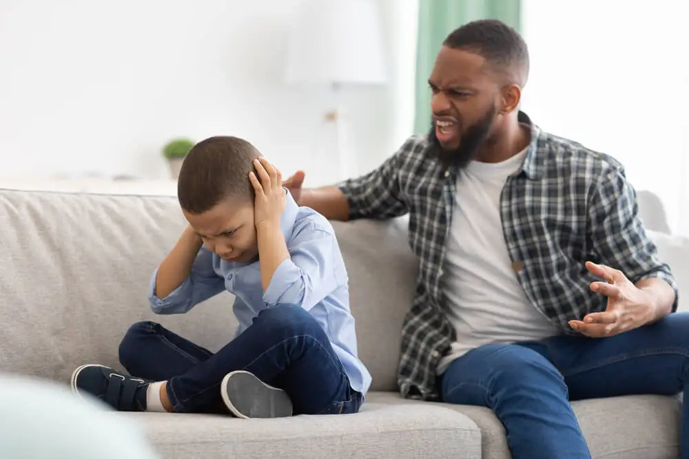 Gritar a los hijos