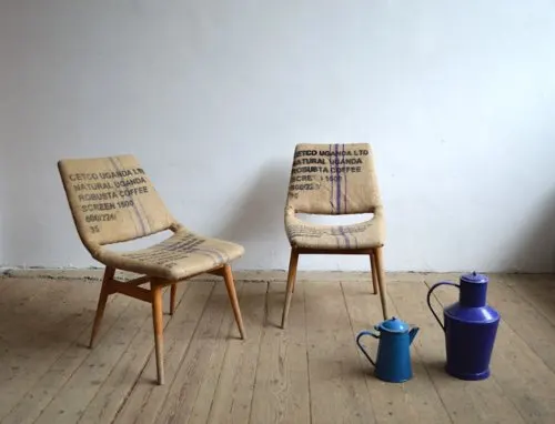 Muebles con arpillera