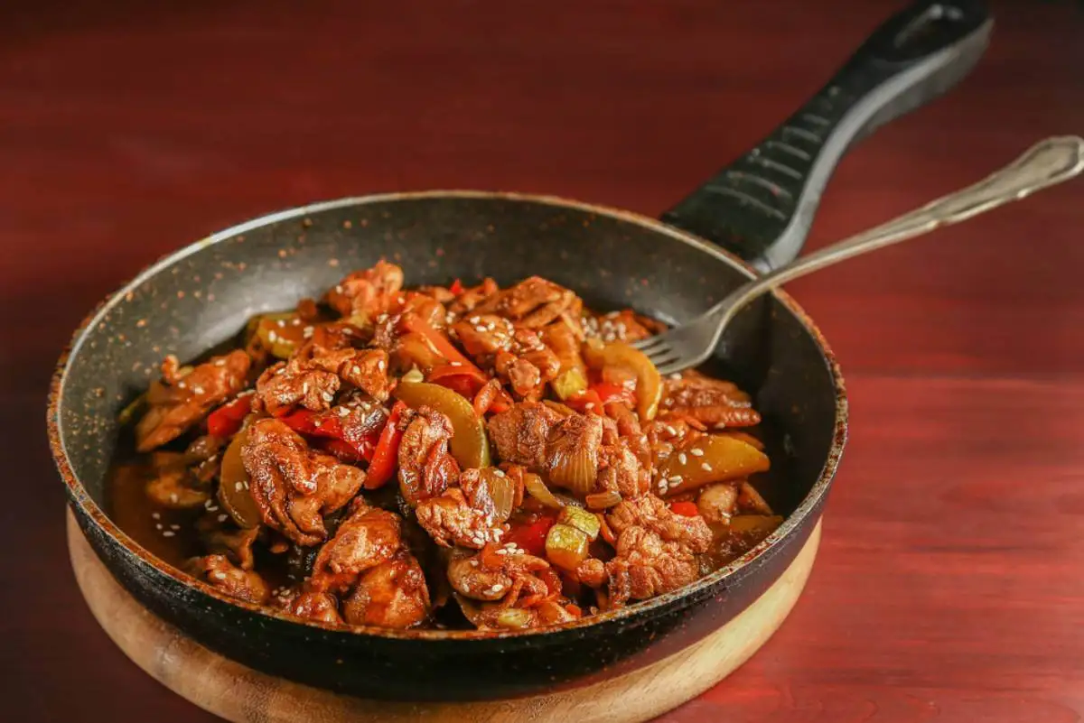Pollo con verduras