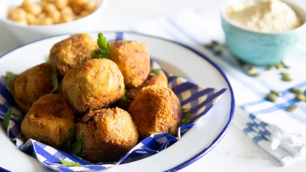 Receta de albóndigas de garbanzos