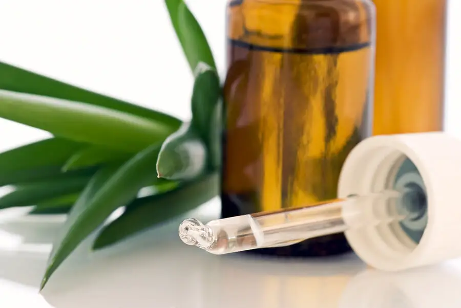 Gotas de aloe vera para eliminar las costras de la nariz.