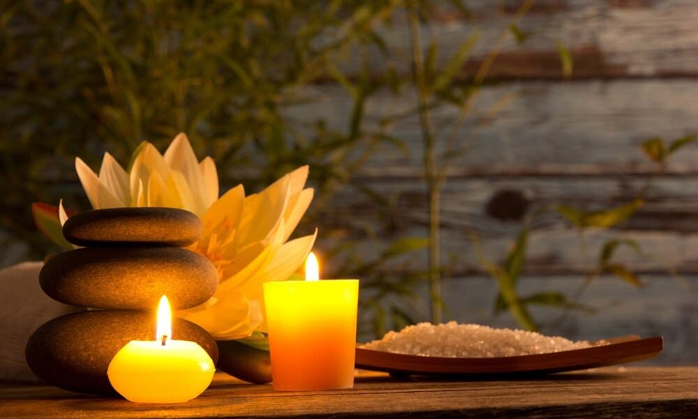 Velas de aceite de algodón.