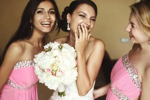 Novia feliz