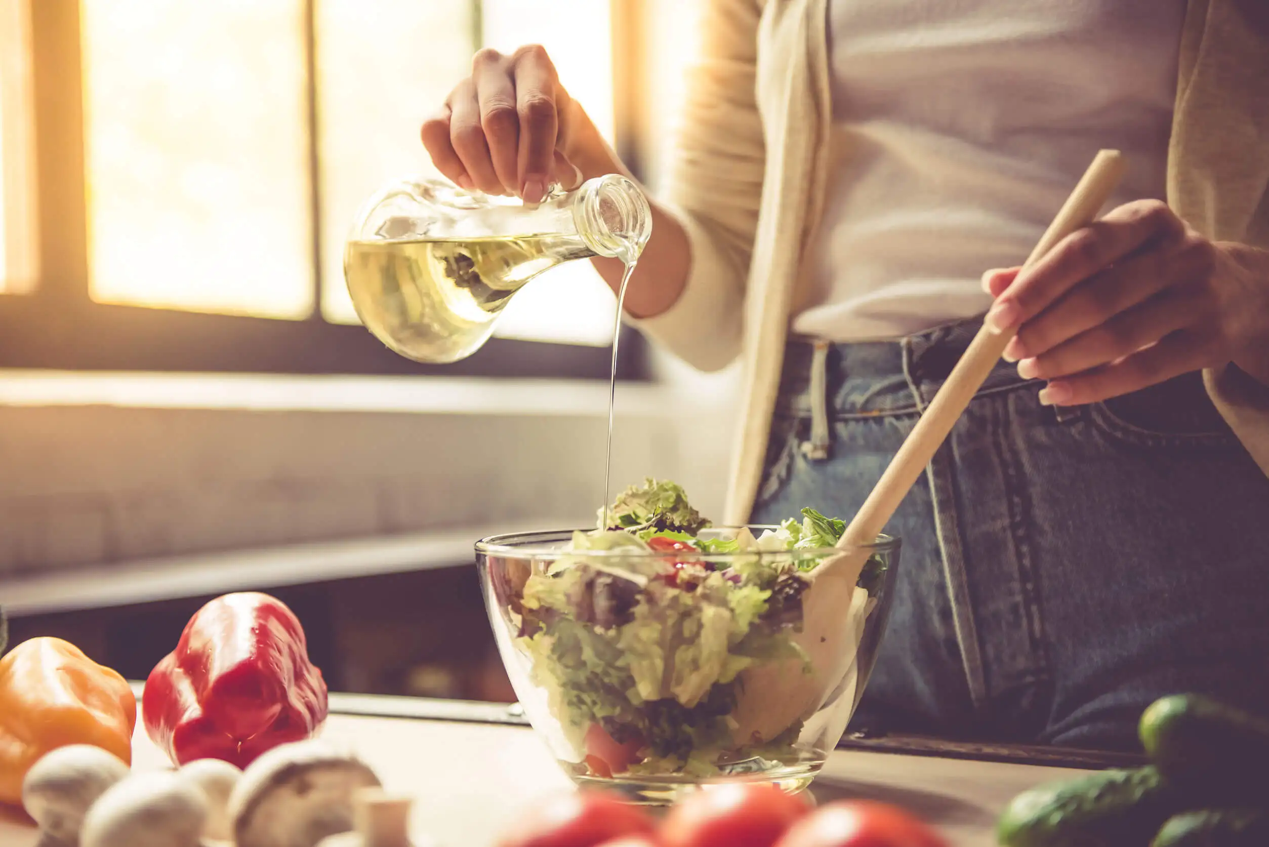 Reducir el consumo de carne con ensalada es posible.