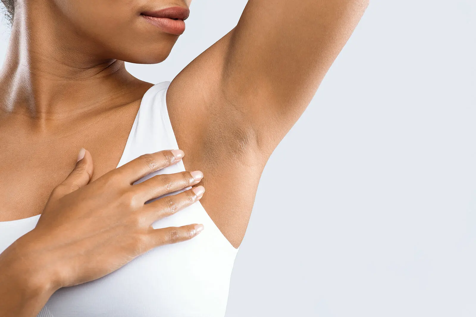 Acantosis en una mujer con diabetes.