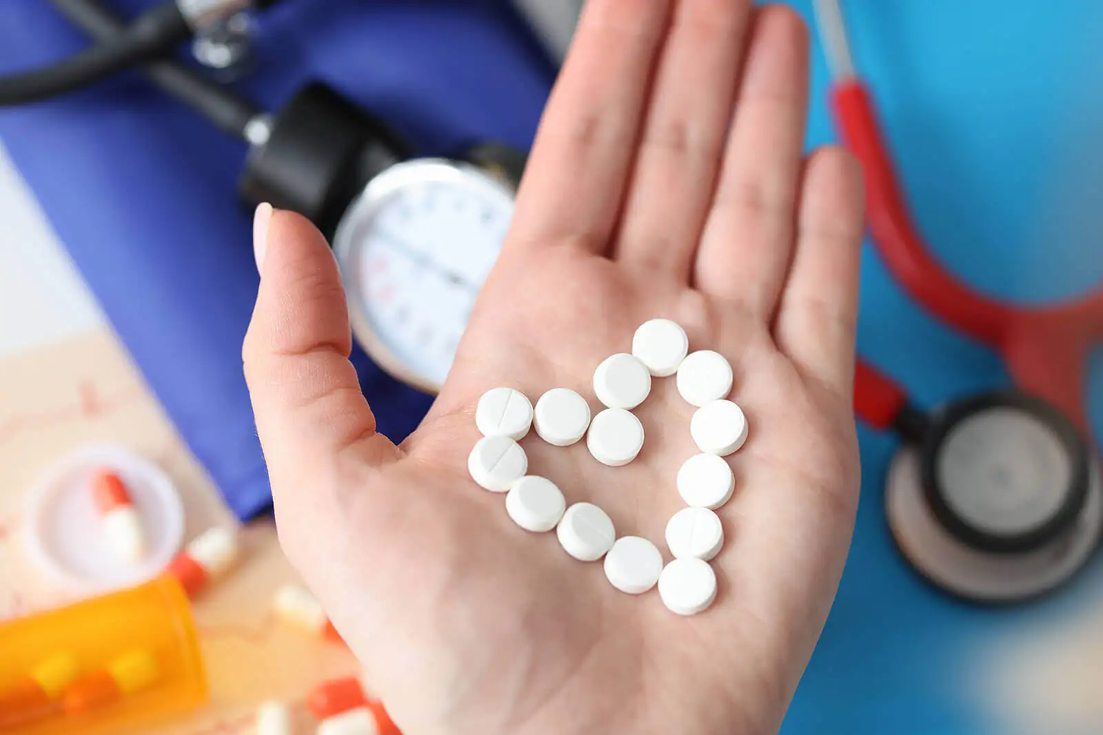 Pastillas para la hipertensión arterial.