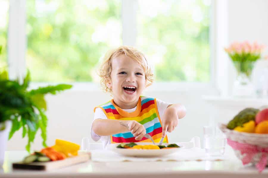 Alimentos saludables para dietas de niños de 1 a 3 años