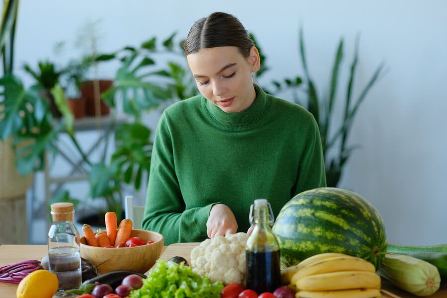 Alimentación saludable para una piel radiante