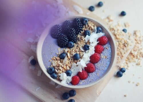 Smoothie bowl para el desayuno