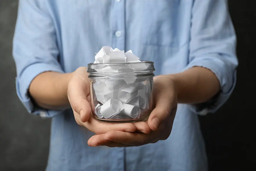 ¿En qué consiste el frasco de la gratitud?
