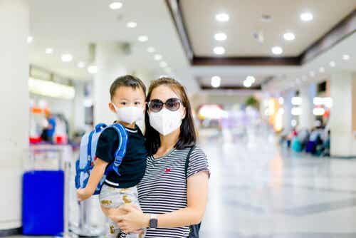 madre e hijo protección contra el coronavirus