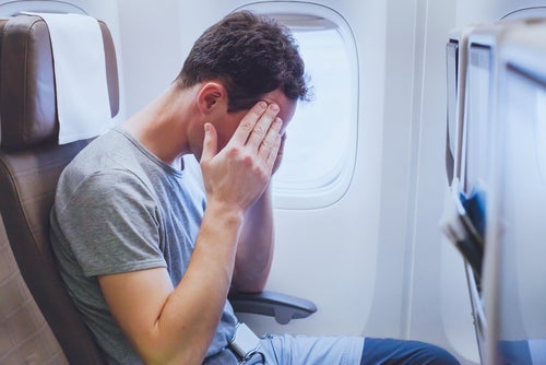 estrés y temor por los vuelos