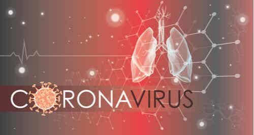 coronavirus en las células pulmonares