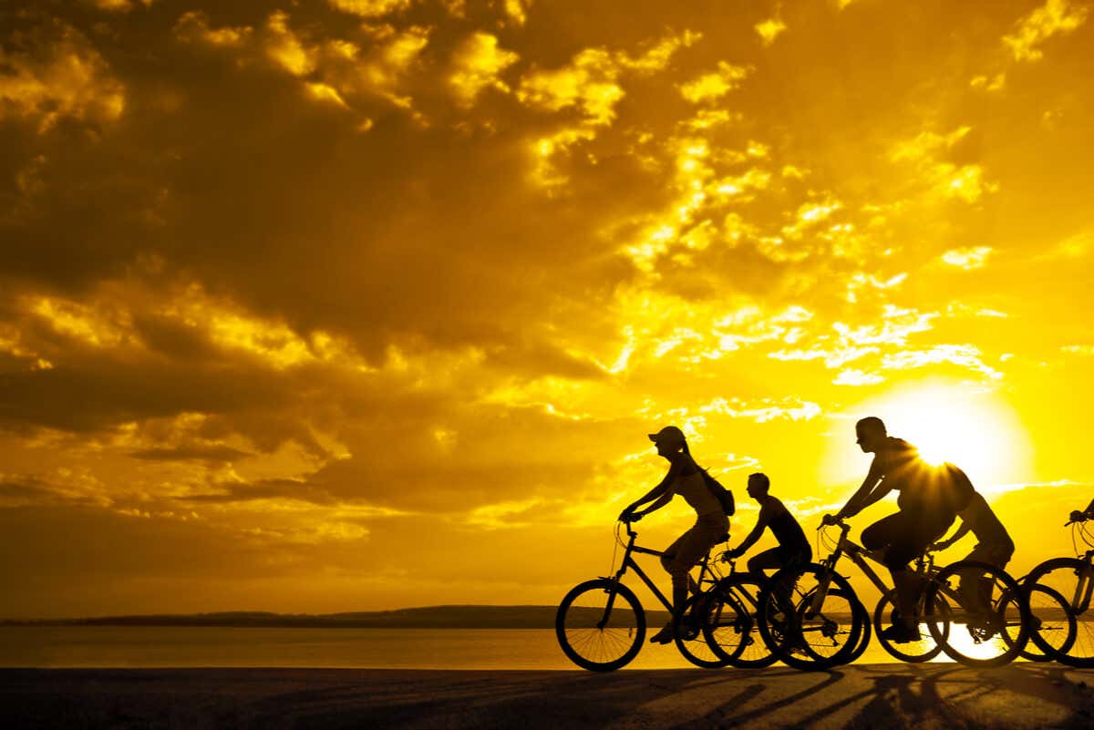 Bicicletas como ejercicio de verano