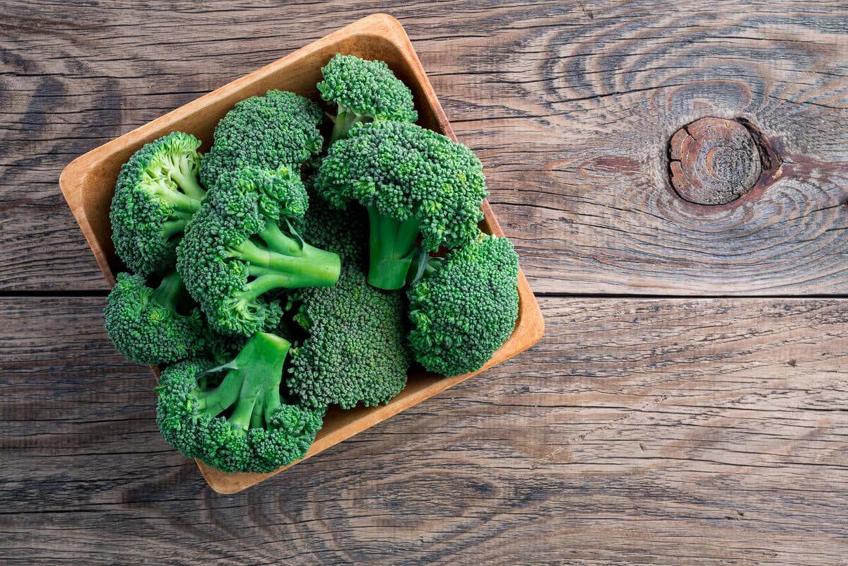 Brócoli con bajas calorías