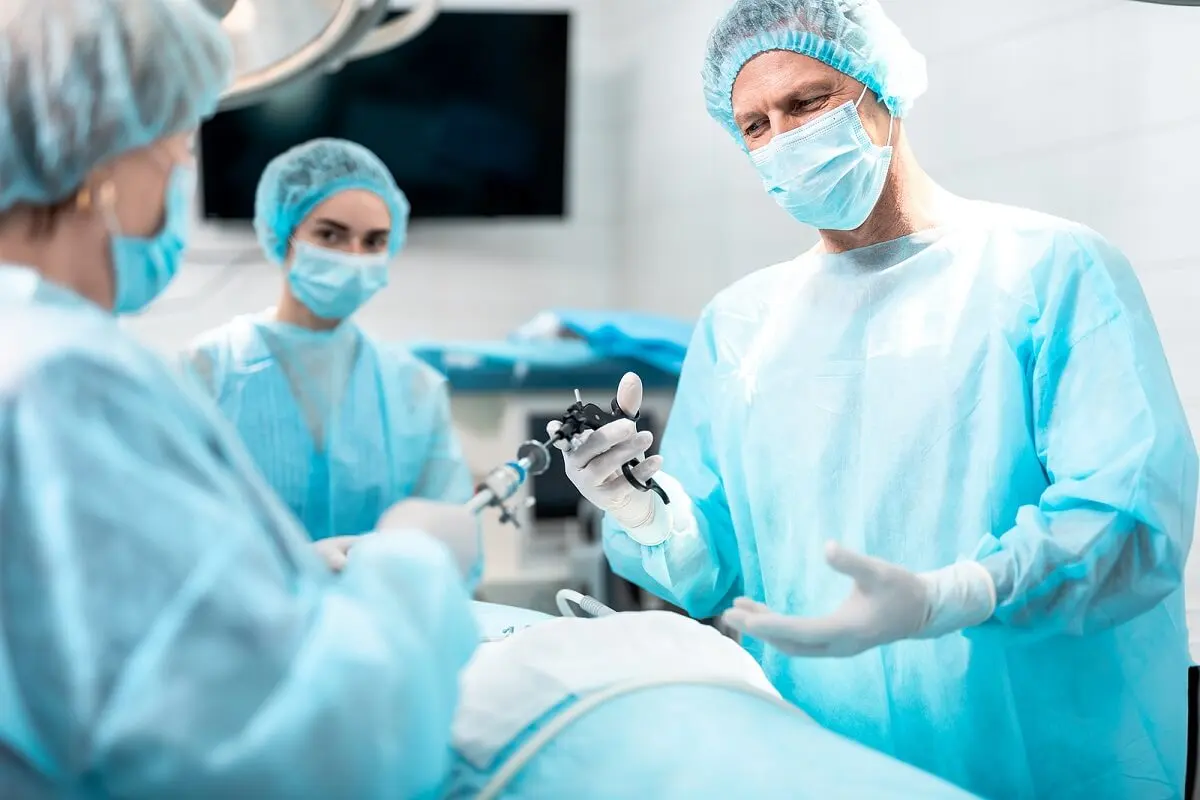 Endoscopia para litotricia.
