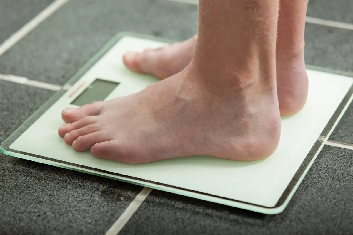 Peso di un paziente con Parkinson.