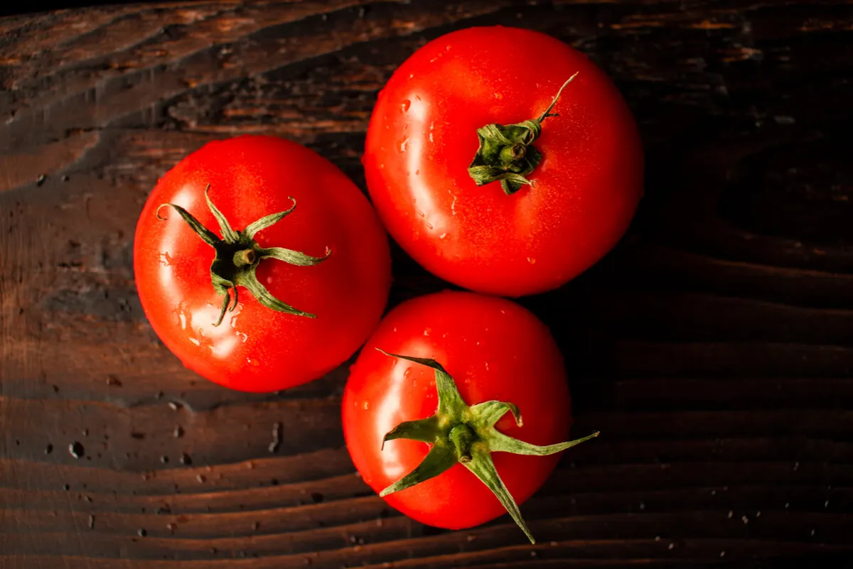Tomates rojos.