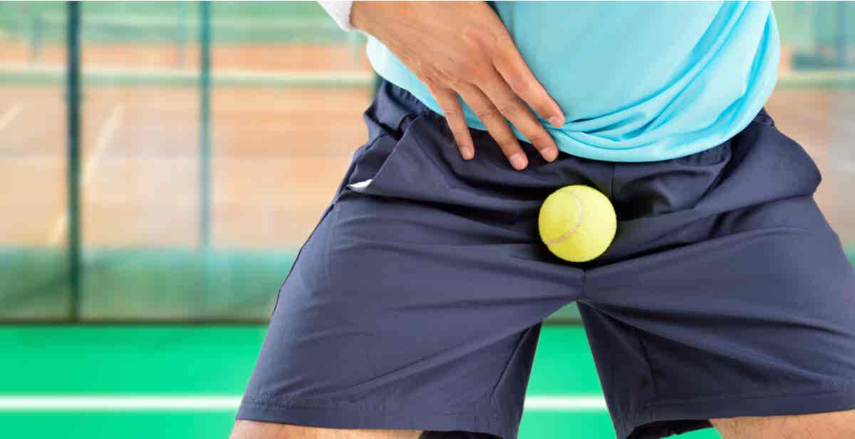 Traumatismo testicular en tenis