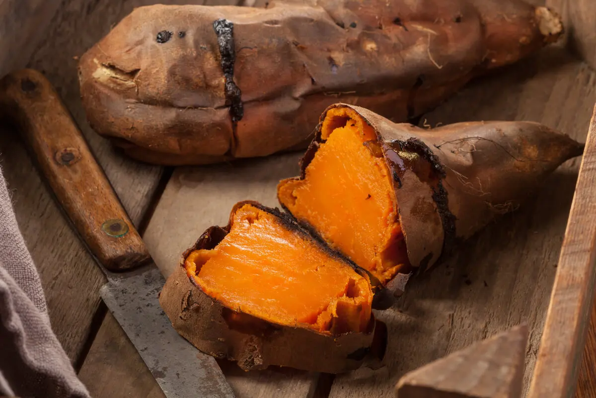 batata doce assada