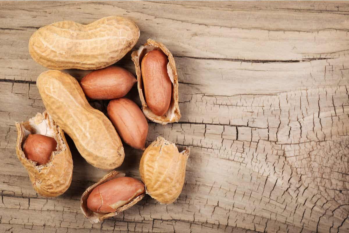 Los cacahuates son ricos en proteínas.